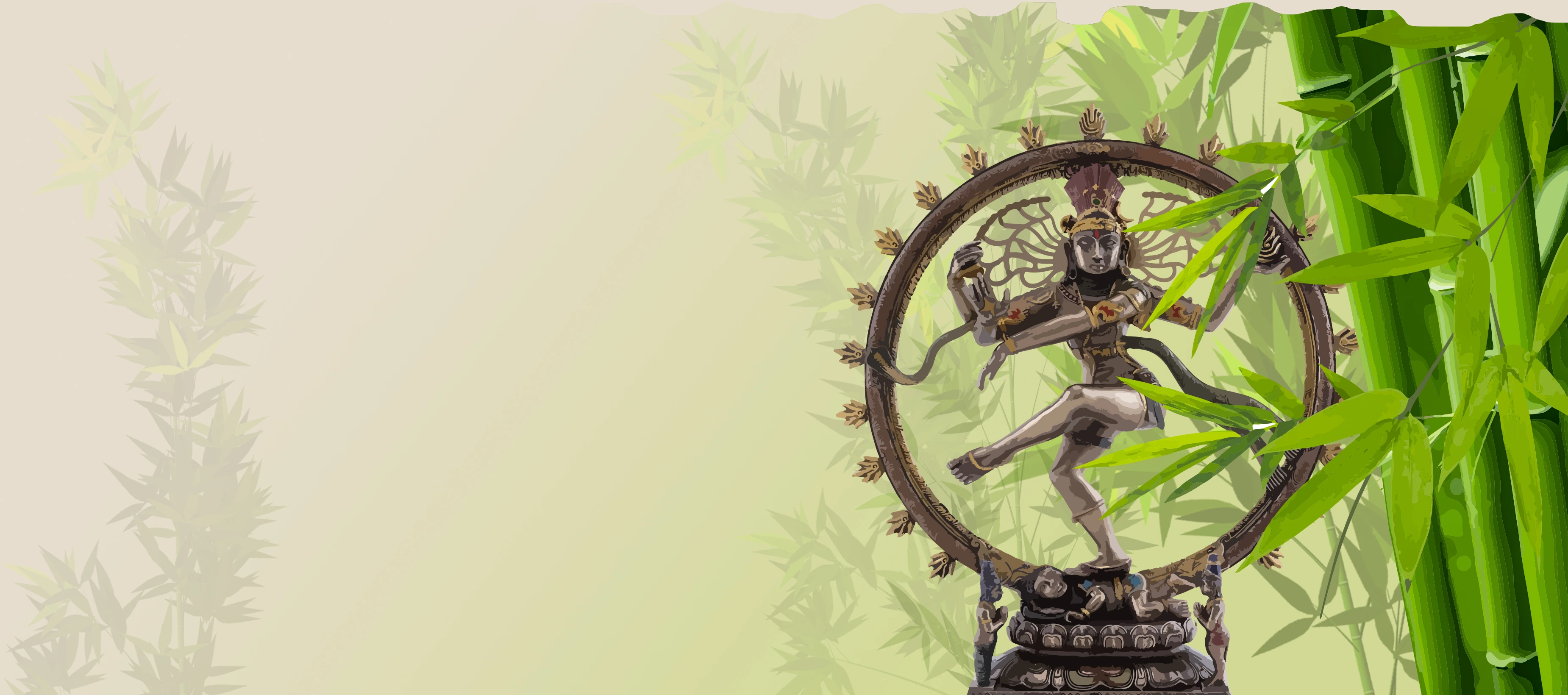 Fundo com bambu